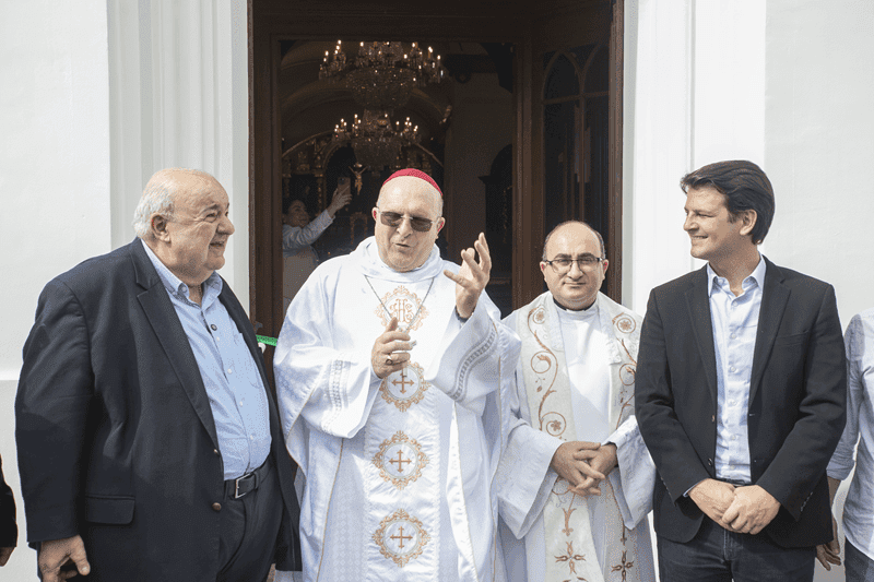 Prefeito Rafael Greca e Vice-Prefeito Eduardo Pimentel celebram a entrega das obras de restauro da Igreja da Ordem Terceira de São Francisco das Chagas. Curitiba, 12/12/2024. Foto: Ricardo Marajó/SMCS
