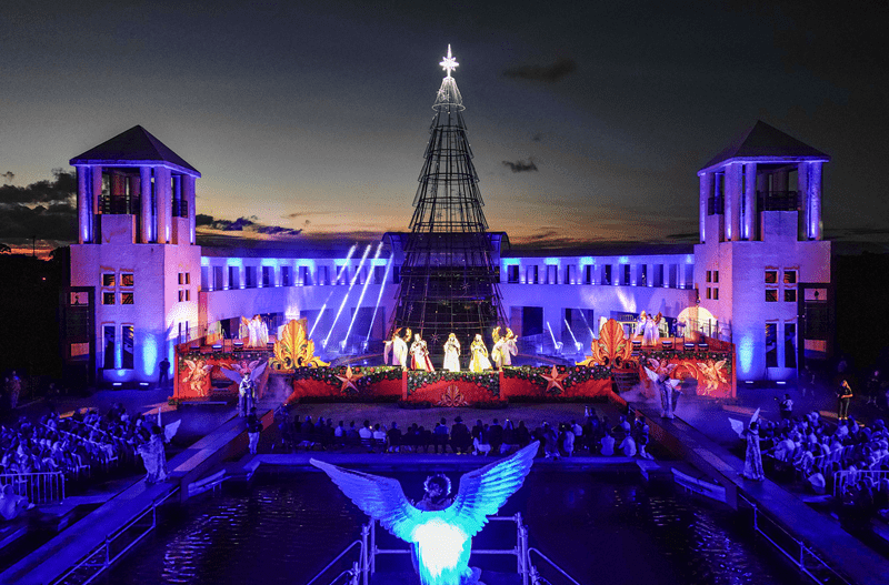 Estreias da semana de encerramento do Natal de Curitiba. - Na imagem, Oratório de Natal do Parque Tanguá. Foto: Ricardo Marajó/SMCS