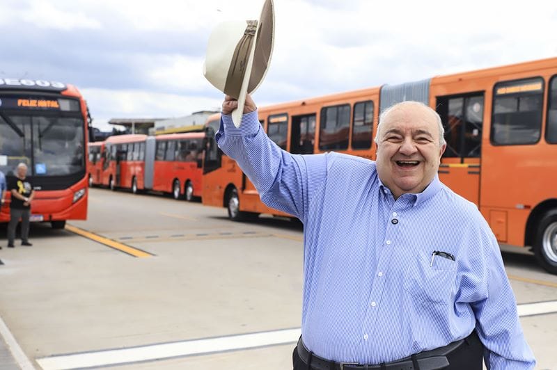 Prefeito Rafael Greca inaugura as Estações do BRT Atuba e PRF. Curitiba, 18/12/2024. Foto: José Fernando Ogura/SMCS
