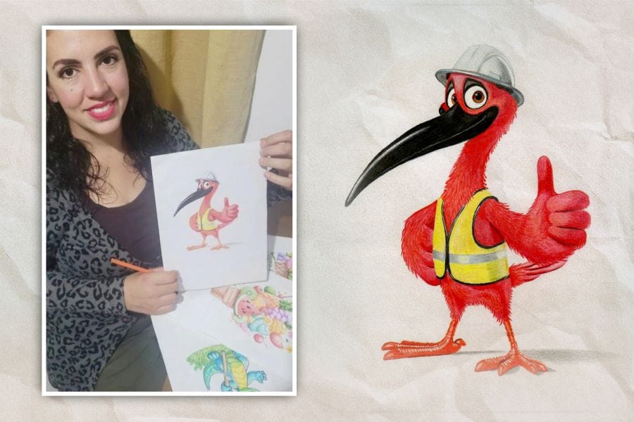 Concurso cultural elege ave Guará como mascote oficial da Ponte de Guaratuba Foto: DER-PR