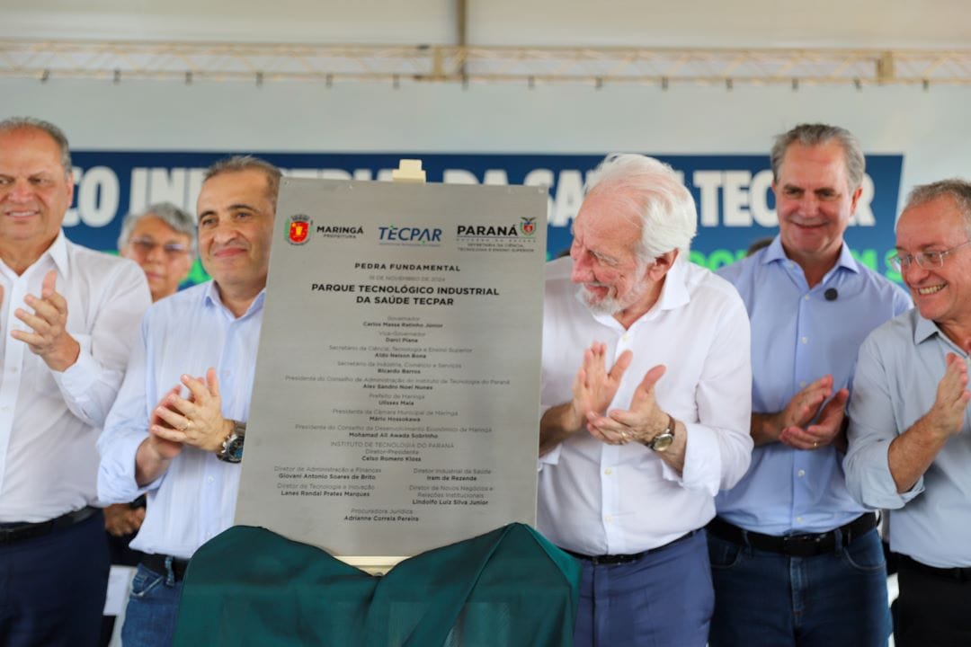 Evento marca início oficial das obras do Parque Tecnológico do Tecpar em Maringá