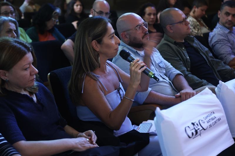 Apresentação da pesquisa Cultura nas capitais na Capela Stª Maria. Curitiba, 06/02/2025. Foto: Cido Marques