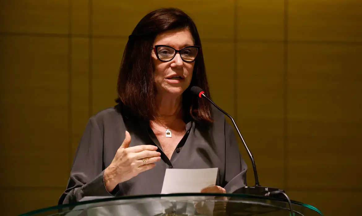 A presidenta da Petrobras, Magda Chambriard. Foto: © Tânia Rêgo/Agência Brasil