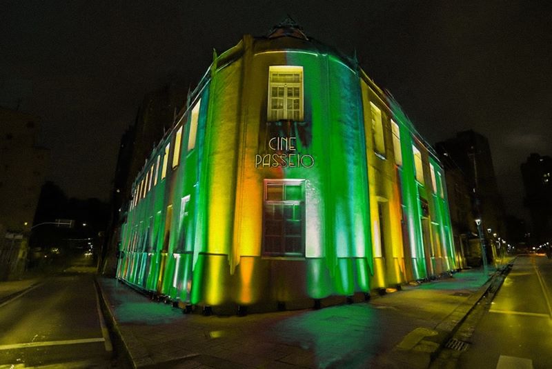 Curitiba se veste de verde e amarelo para torcer pelo Brasil no Oscar 2025. Foto: Divulgação