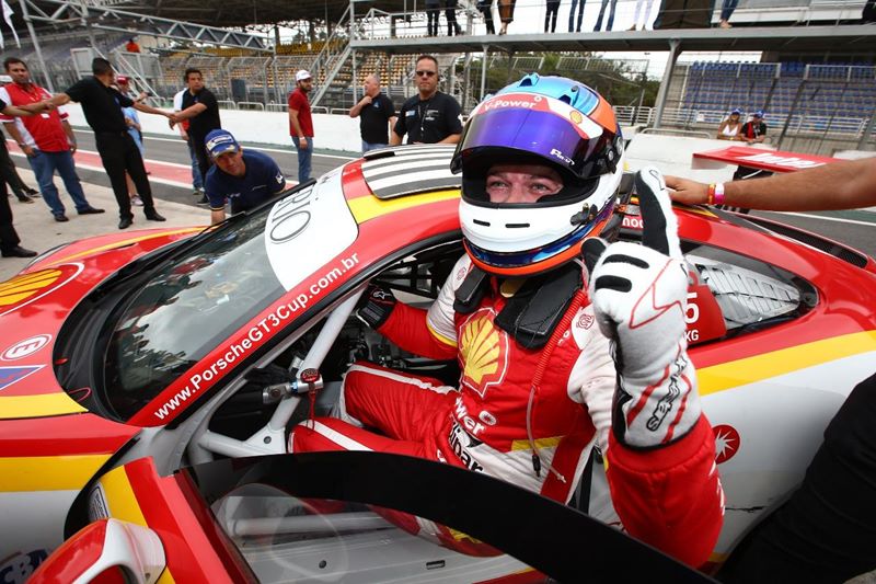 Piloto curitibano Lico Kaesemodel, campeãoSul Americano da Porsche Cup em 2016, em Interlagos. Títulos da Porsche Endurance Series 2018 e conquista ainda o título da Overall, como o maior pontuador das categorias Sprint e Endurance. Foto: Acervo Pessoal