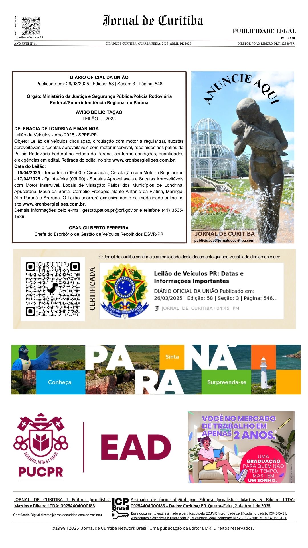 Leilão de Veículos PR: Datas e Informações Importantes