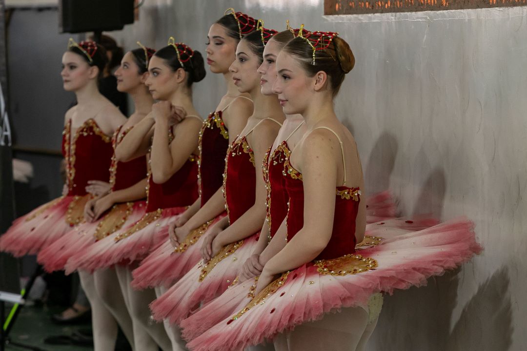 Apresentação do Balé Teatro Guaíra (BTG) no Colégio Estadual Cívico Militar Yvone Pimentel. Foto: Roberto Dziura Jr/AEN