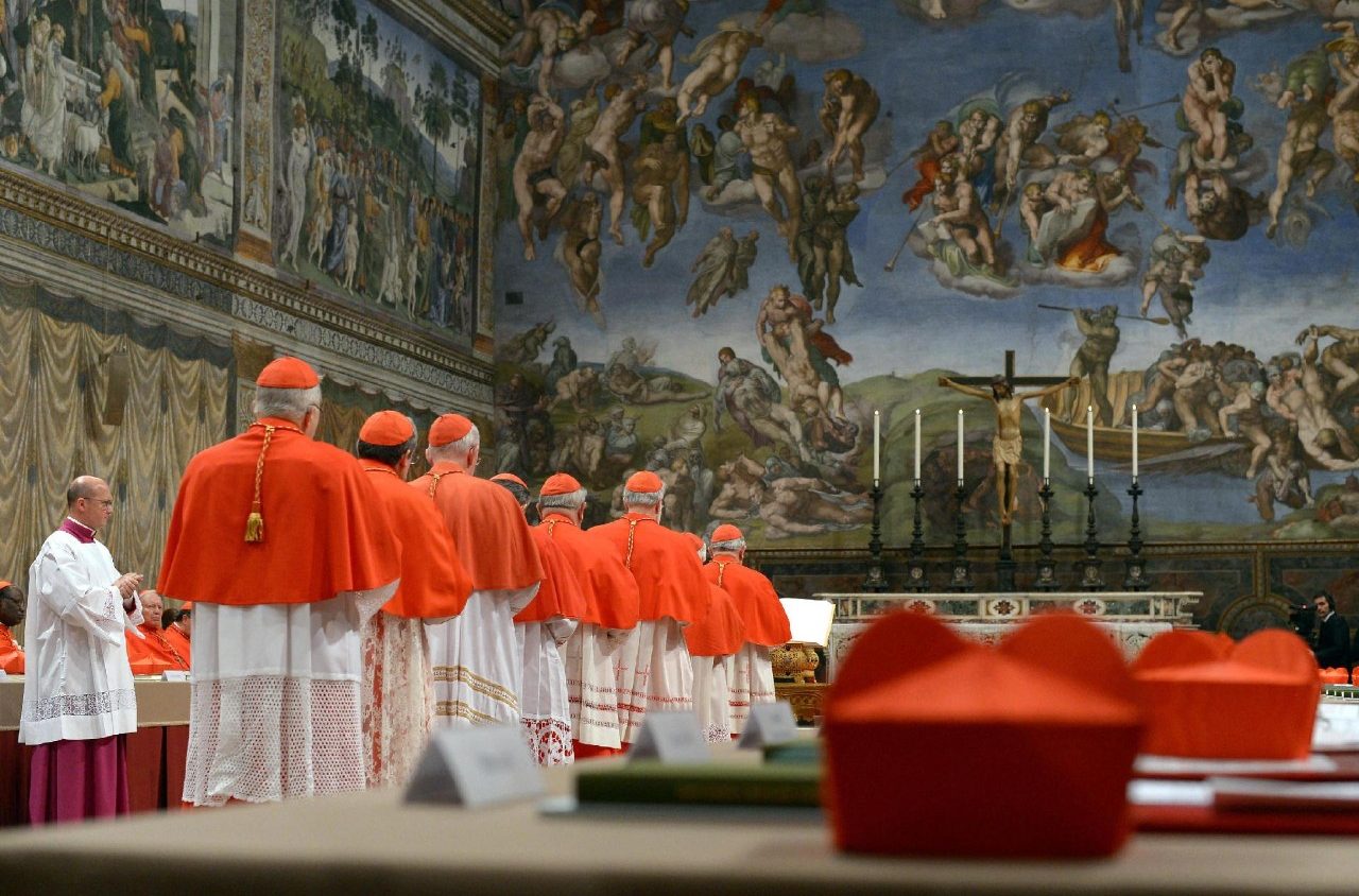 O conclave na Capela Sistina (foto de arquivo)