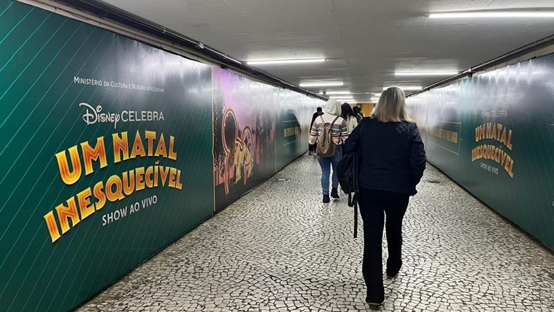 Disney Celebra Um Natal Inesquecível no Terminal Campina do Siqueira. Foo: Divulgação