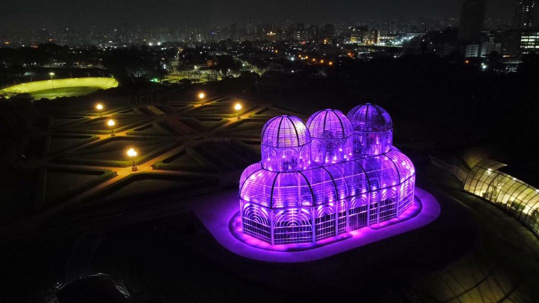 Jardim Botânico, Câmara Municipal e Assembleia Legislativa estão entre os locais que serão iluminados para chamar atenção sobre a fibrose cística Divulgação Instituto Unidos Pela Vida