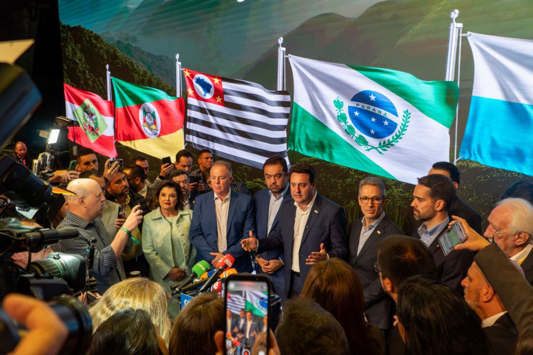 Reunião dos governadores do Cosud destaca avanços na preservação da Mata Atlântica. Foto: Felipe Henschel/AEN