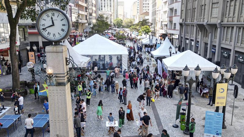 Domingo no Centro continua em 2026; Prefeitura lança edital para novas parcerias