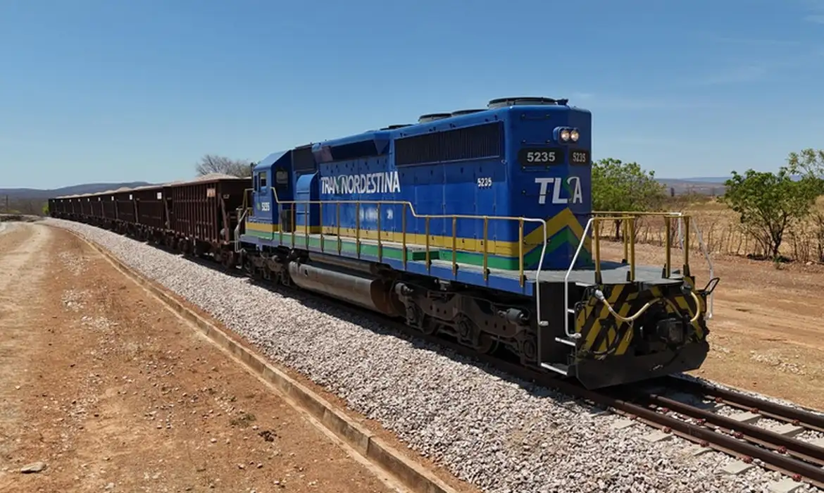 Transnordestina supera 100 km concluídos e avança para entrega da primeira fase em 2027